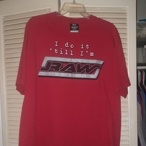 2002 wwe do it til I'm raw shirt